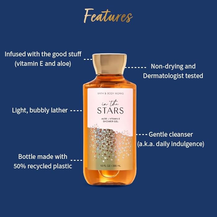 Bath & Body Works B&D STARS SHOWER GEL 295 ML - Image 3